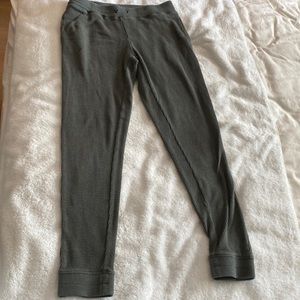 TNA waffle joggers from Aritzia